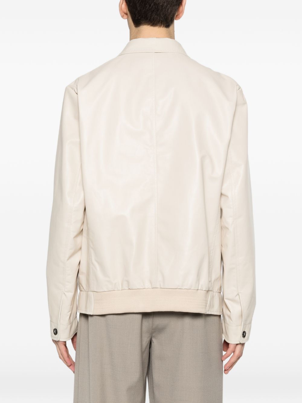Giacca reversibile con zip in beige Kiton - uomo 