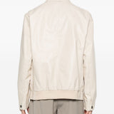 Giacca reversibile con zip in beige Kiton - uomo 