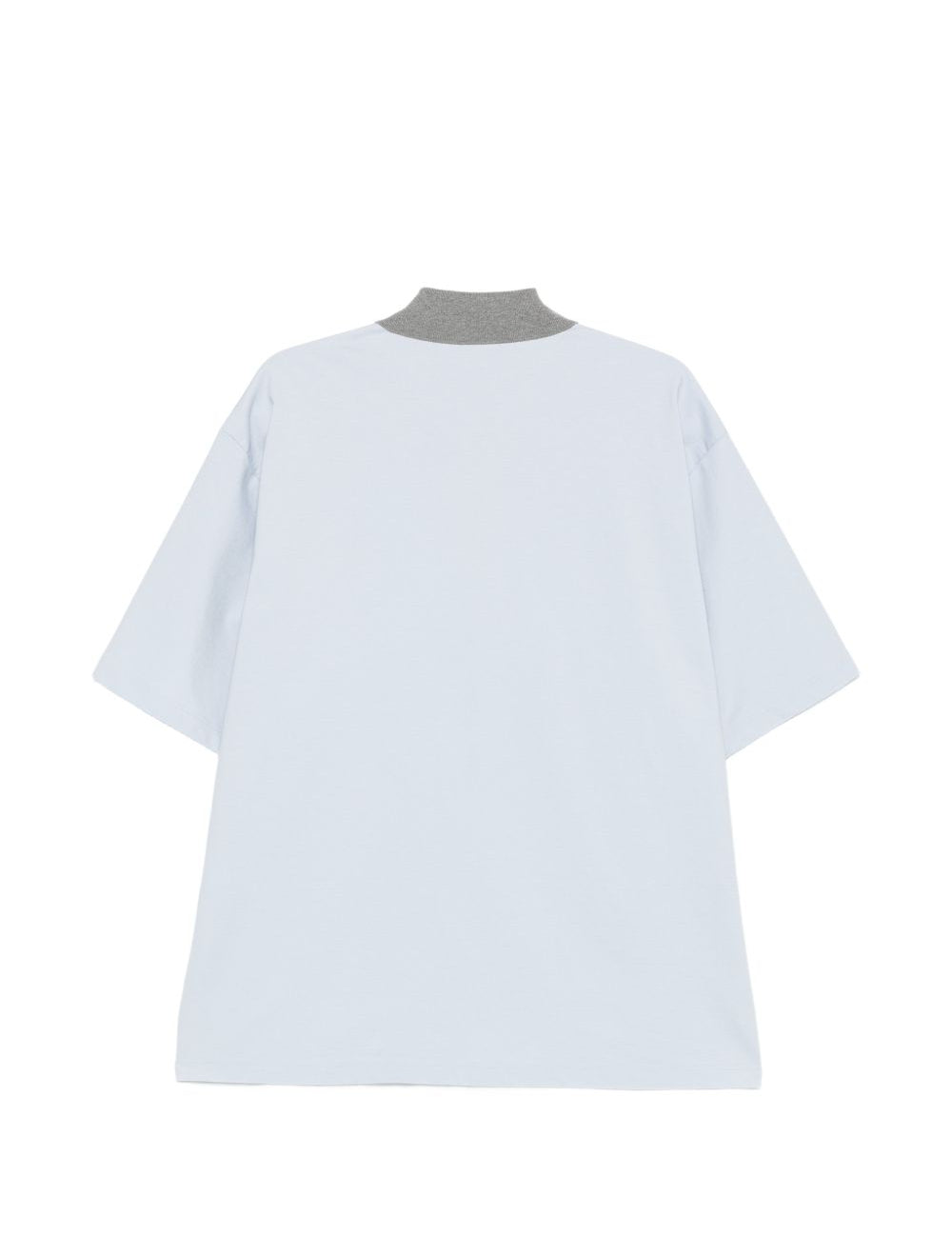 Polo con bottoni in azzurro e grigio Kolor - uomo 