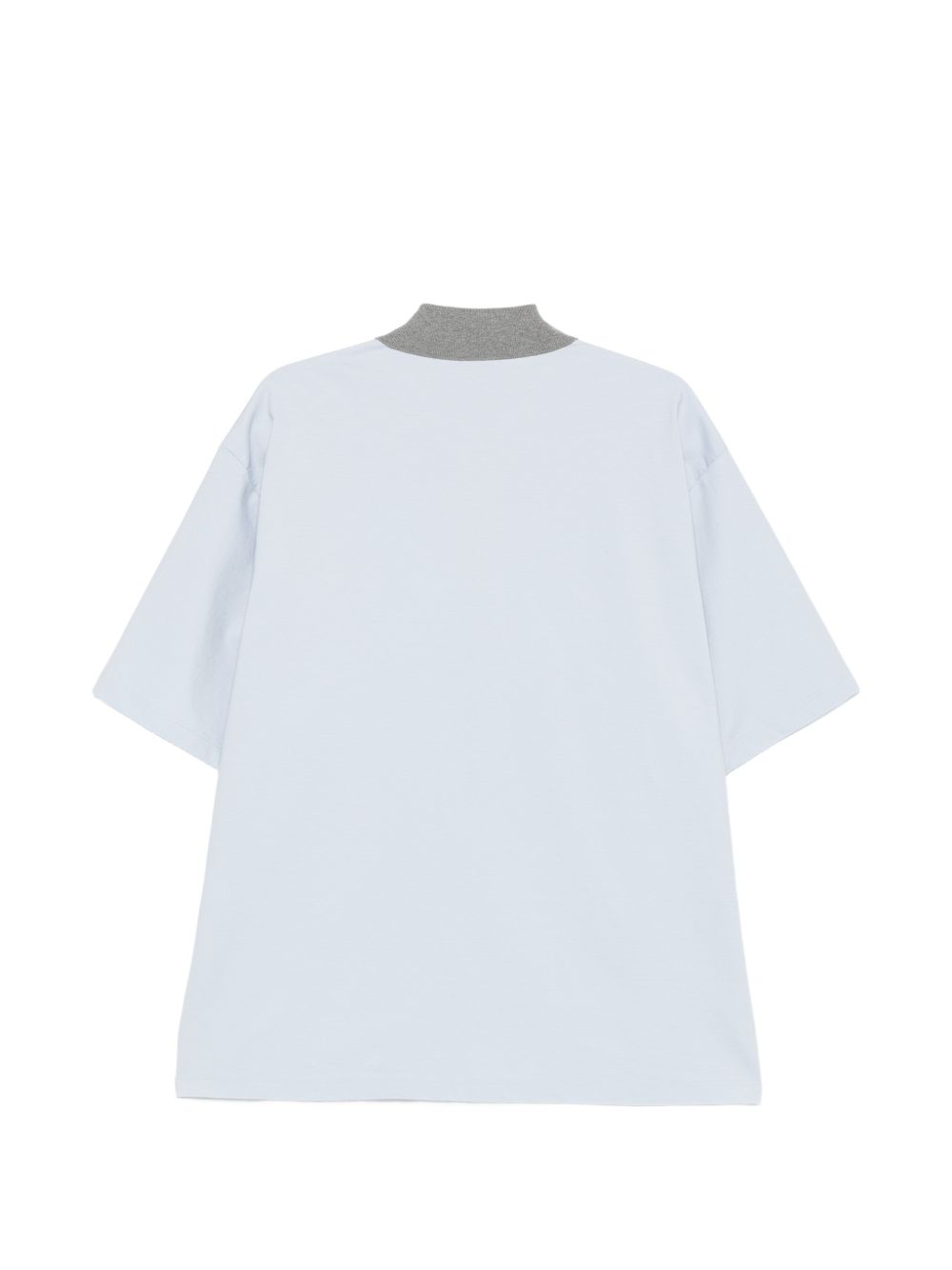 Polo con bottoni in azzurro e grigio Kolor - uomo 