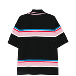 Polo a righe in nero Kolor - uomo 