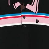 Polo a righe in nero Kolor - uomo 