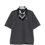 Polo con logo ricamato in grigio Kolor - uomo 
