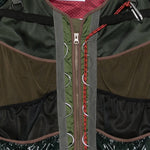 Giacca con stringhe in verde militare Kolor - uomo 