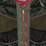 Giacca con stringhe in verde militare Kolor - uomo 