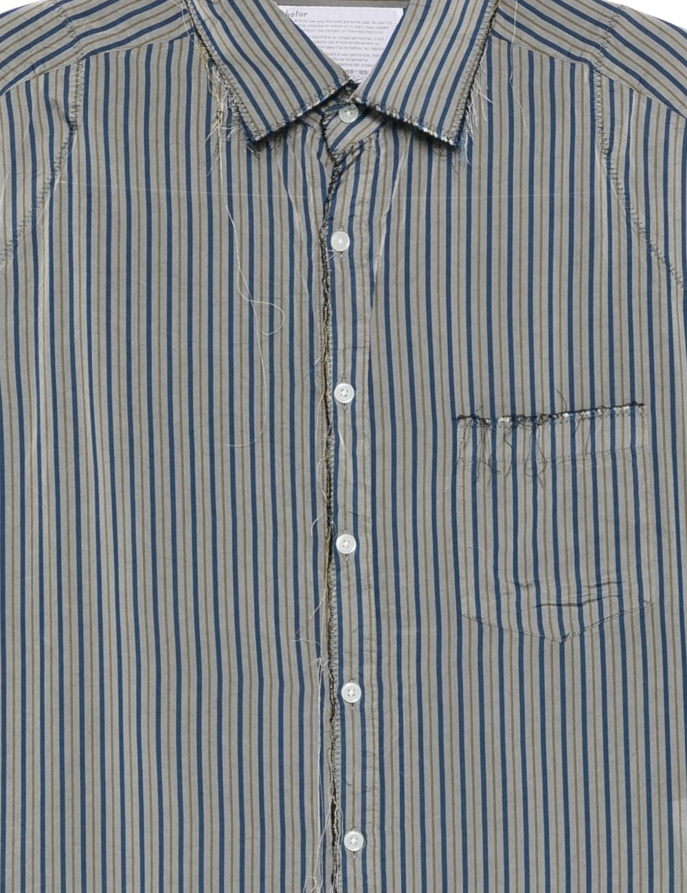 Camicia a righe in grigio Kolor - uomo 