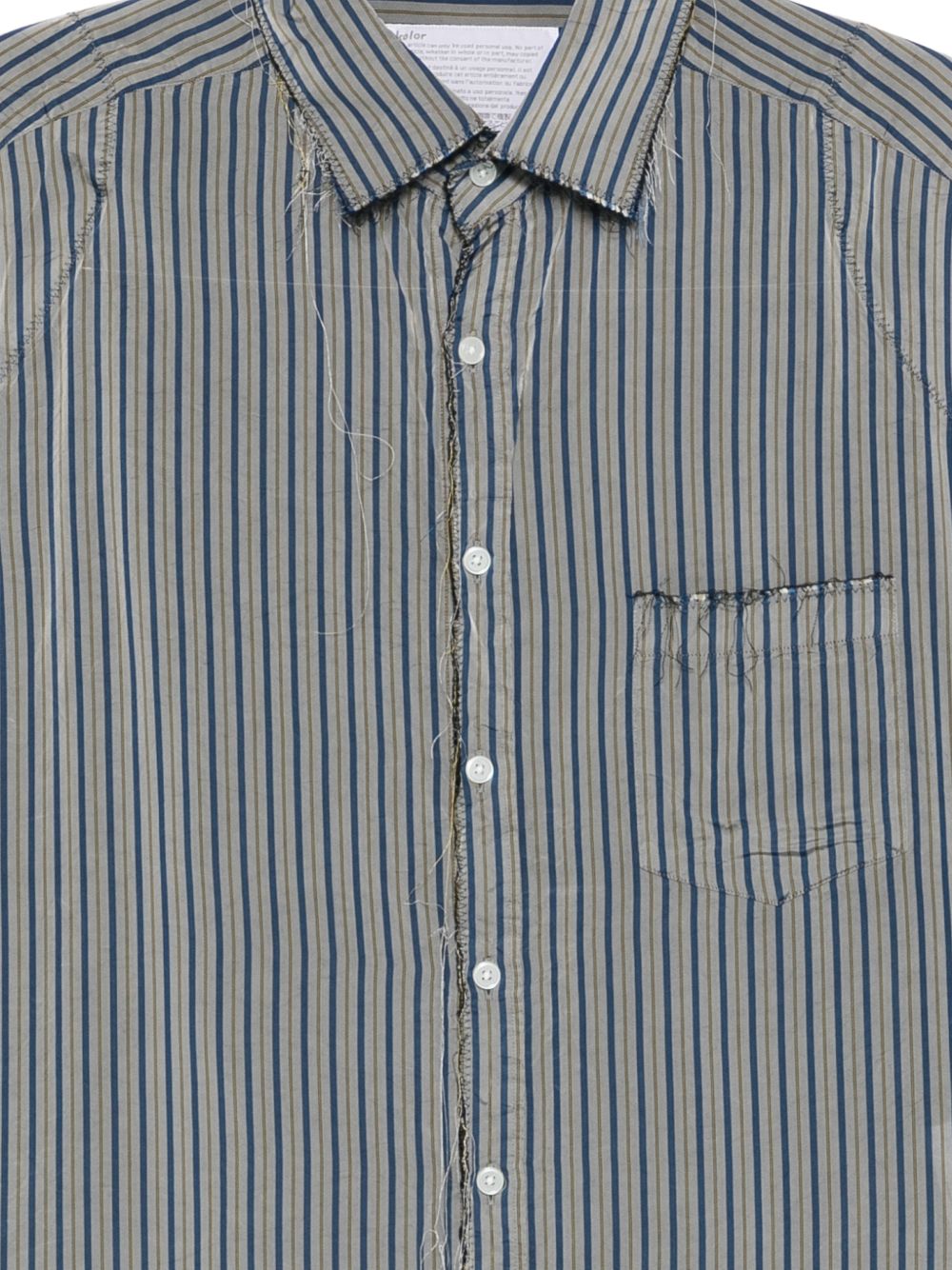 Camicia a righe in grigio Kolor - uomo 