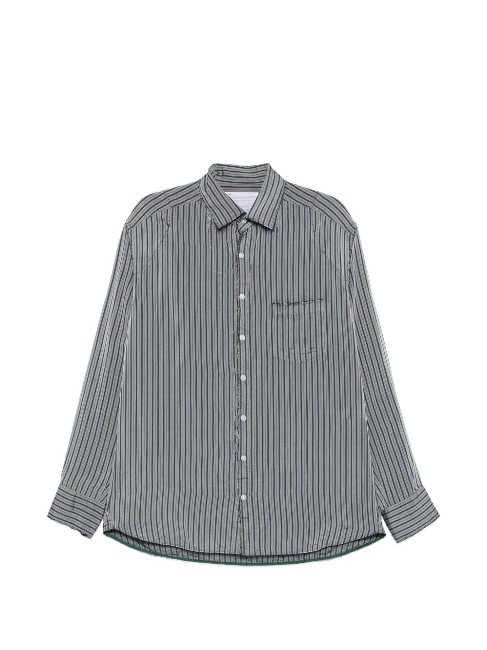 Camicia a righe in grigio Kolor - uomo 