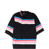 T-shirt a righe in nero Kolor - uomo 