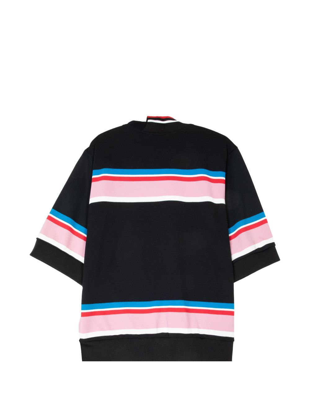 T-shirt a righe in nero Kolor - uomo 