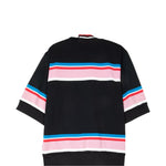 T-shirt a righe in nero Kolor - uomo 