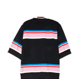 T-shirt a righe in nero Kolor - uomo 