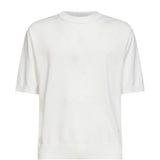 T-shirt a manica corta in bianco Laneus - uomo 
