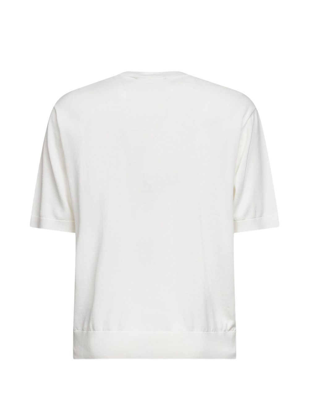 T-shirt a manica corta in bianco Laneus - uomo 