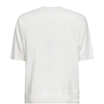 T-shirt a manica corta in bianco Laneus - uomo 