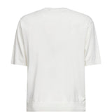 T-shirt a manica corta in bianco Laneus - uomo 