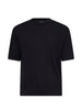 Men's Laneus black short-sleeved T-shirt