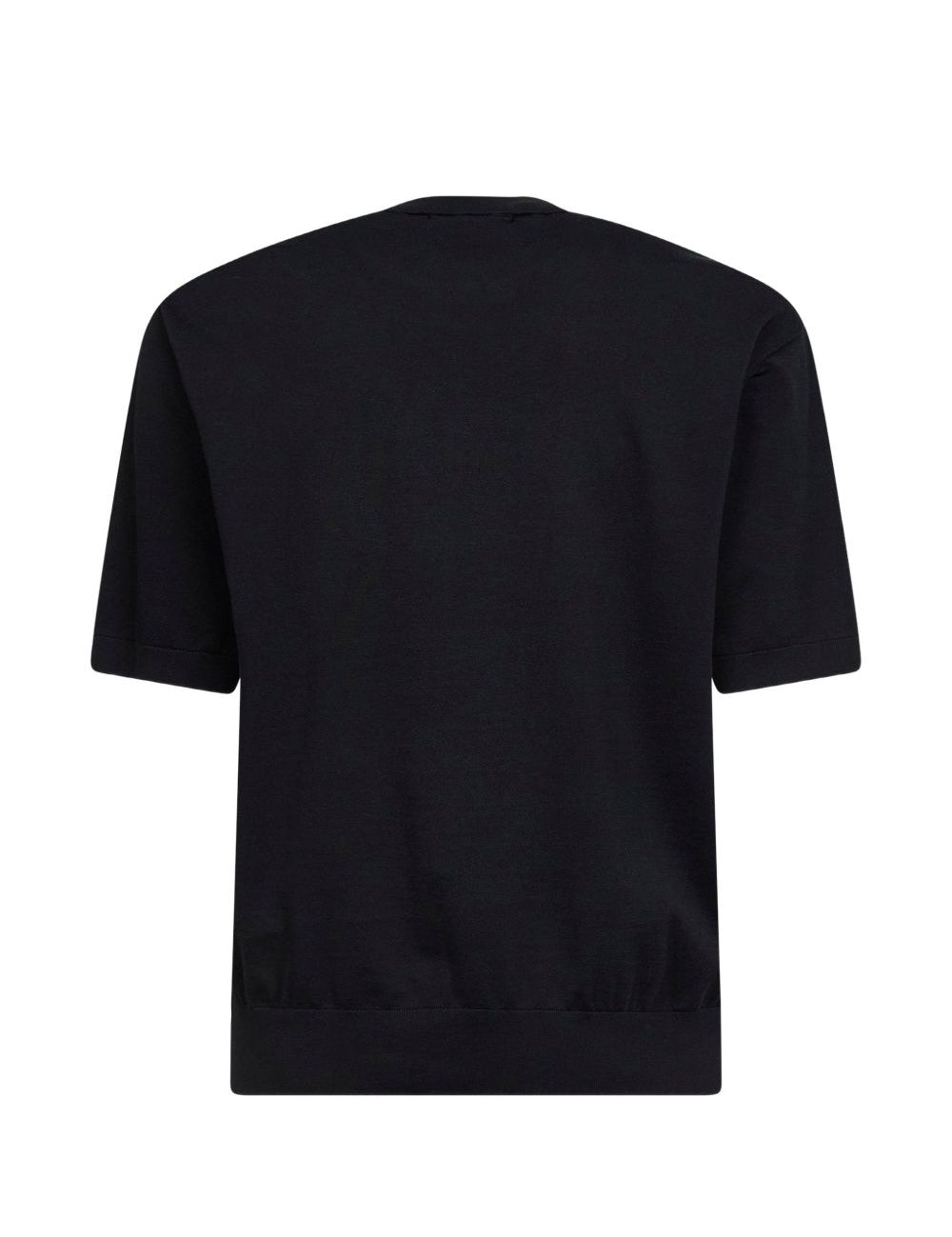 T-shirt a manica corta in nero Laneus - uomo 