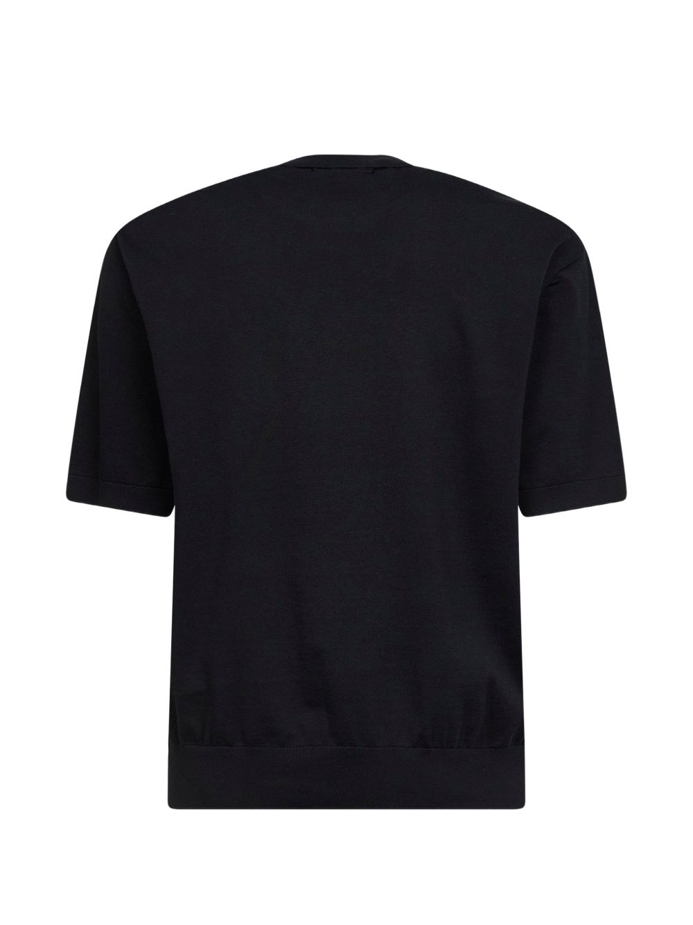T-shirt a manica corta in nero Laneus - uomo 