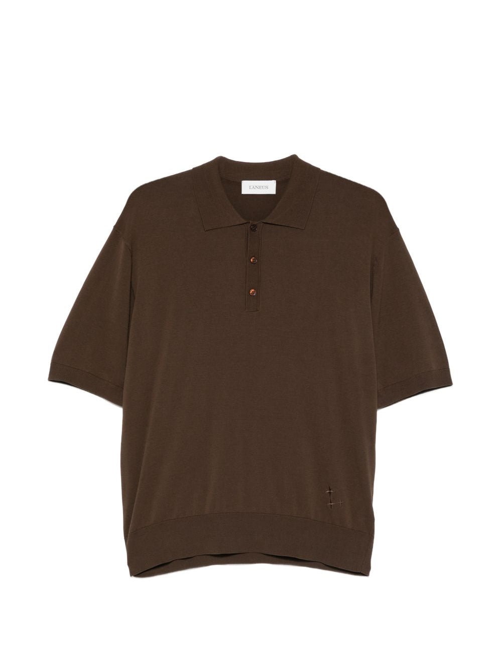 Polo in maglia  in marrone Laneus - uomo 