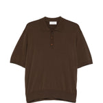 Polo in maglia  in marrone Laneus - uomo 