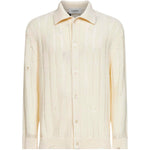 Polo in maglia con bottoni in beige Laneus - uomo 