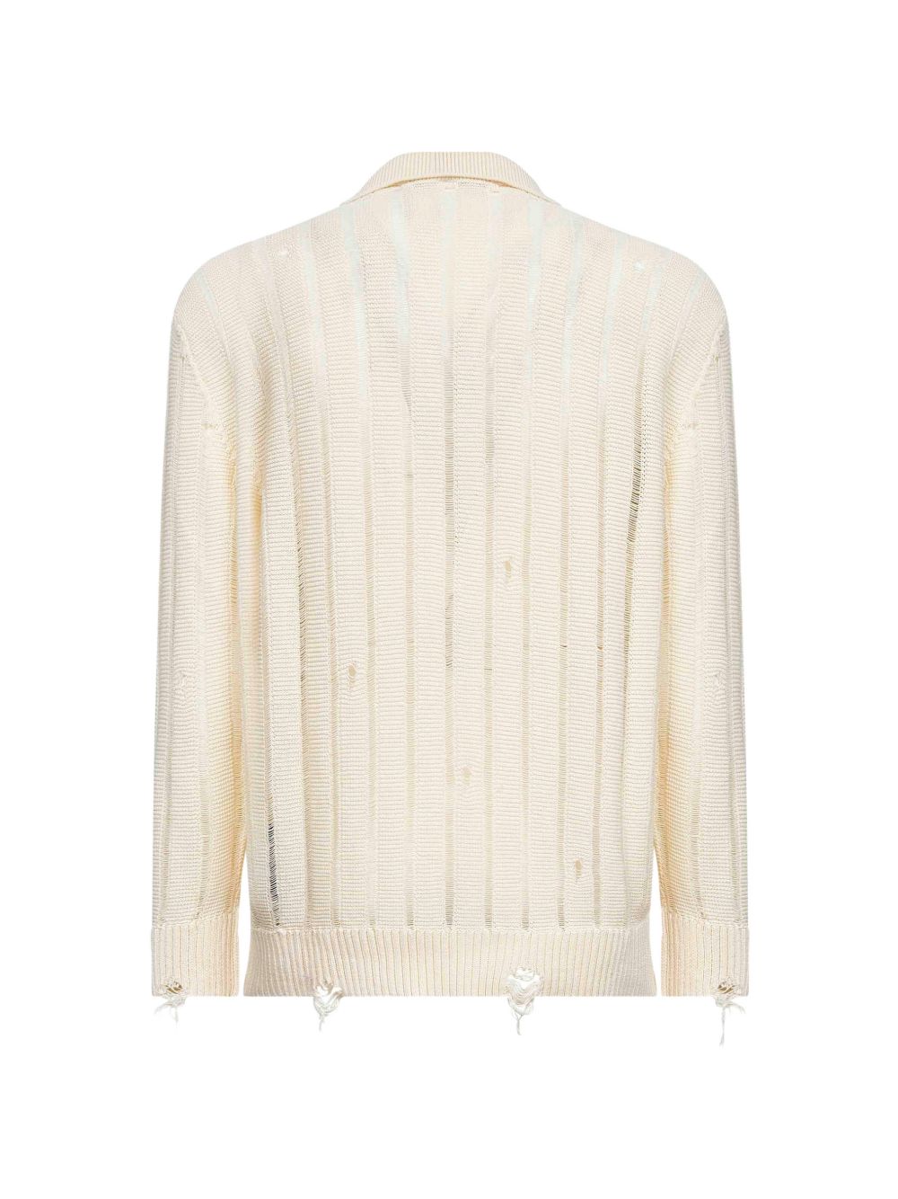 Polo in maglia con bottoni in beige Laneus - uomo 