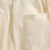 Pantaloni Melrose con ricamo in avorio Laneus - uomo 