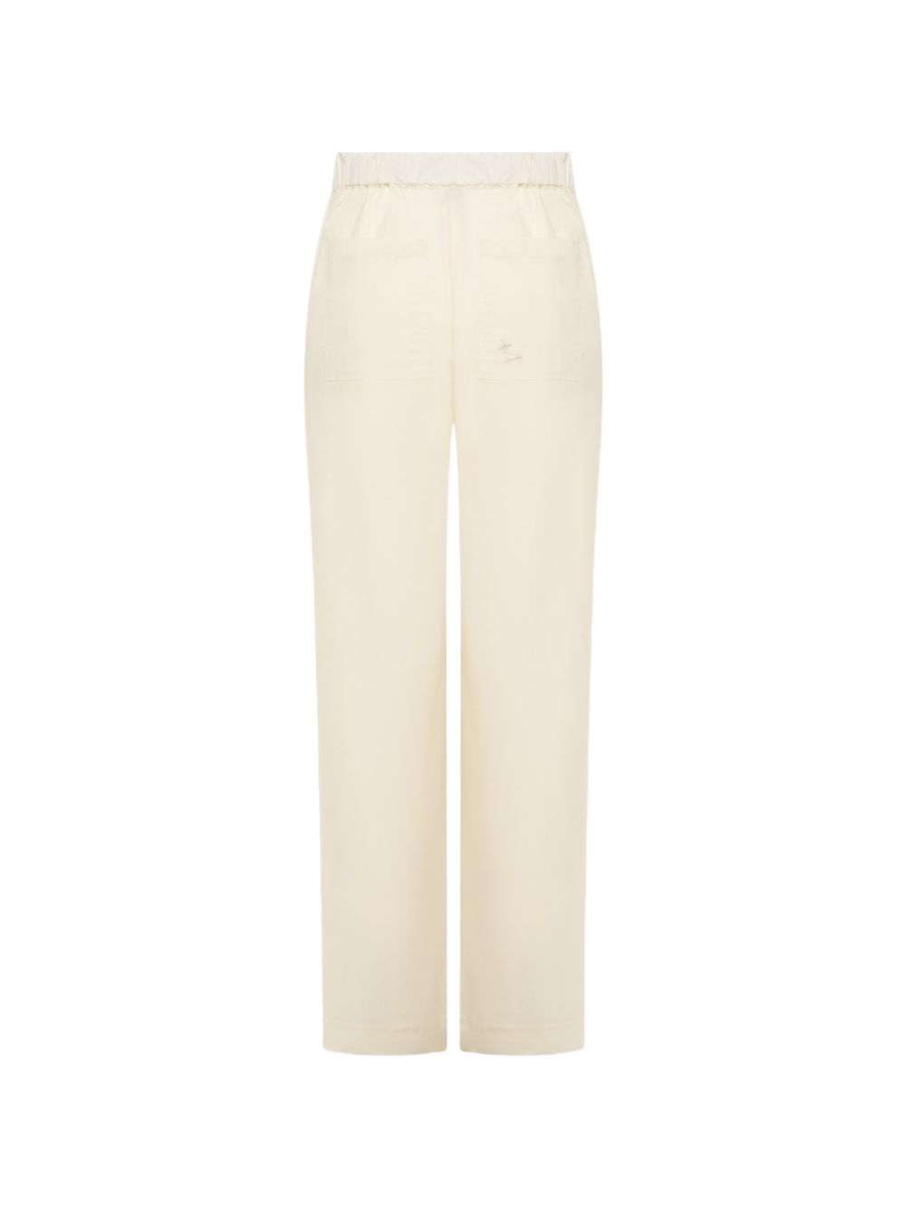 Pantaloni Melrose con ricamo in avorio Laneus - uomo 