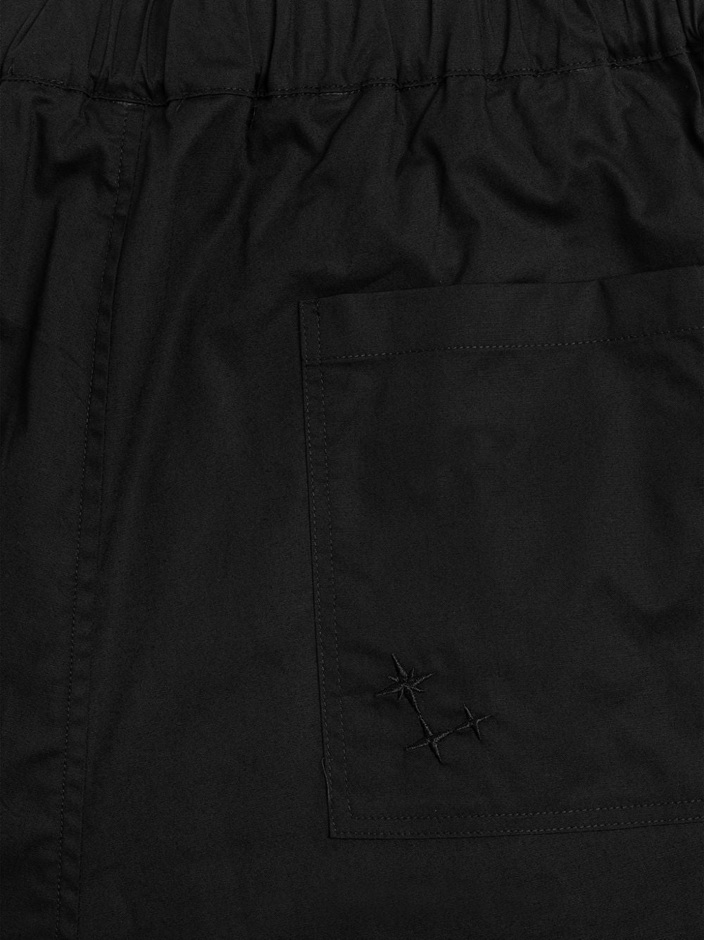 Pantaloni Melrose con ricamo in nero Laneus - uomo 