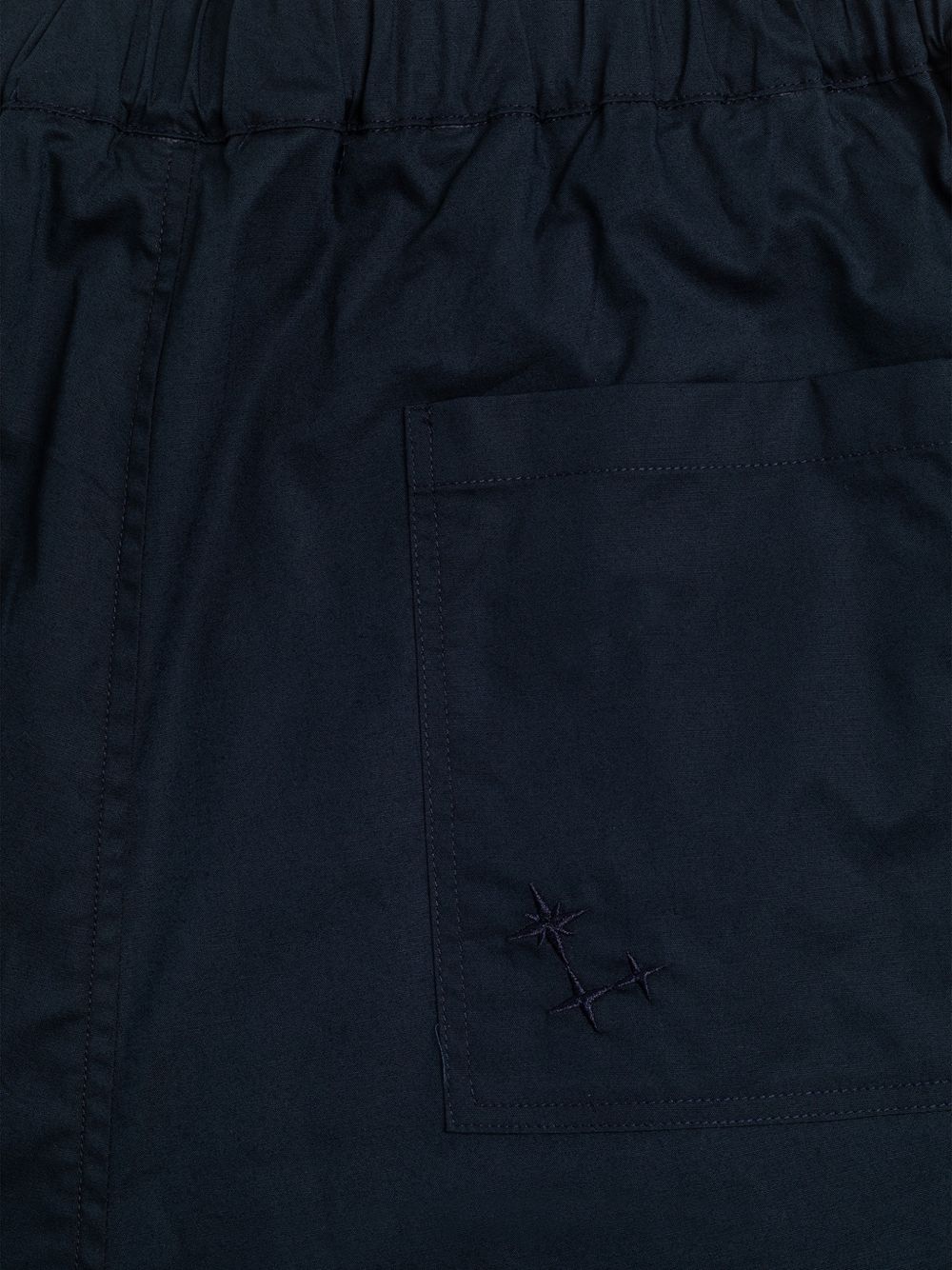 Pantaloni Melrose con ricamo in blu navy Laneus - uomo 