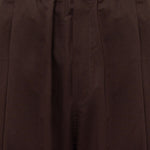 Pantaloni Melrose con ricamo in marrone Laneus - uomo 