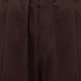 Pantaloni Melrose con ricamo in marrone Laneus - uomo 