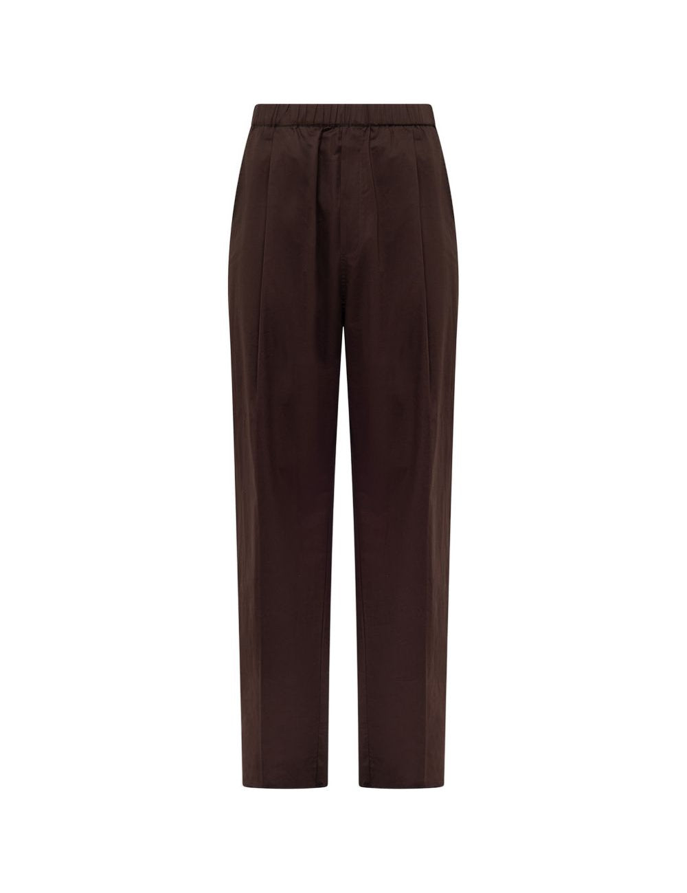 Pantaloni Melrose con ricamo in marrone Laneus - uomo 