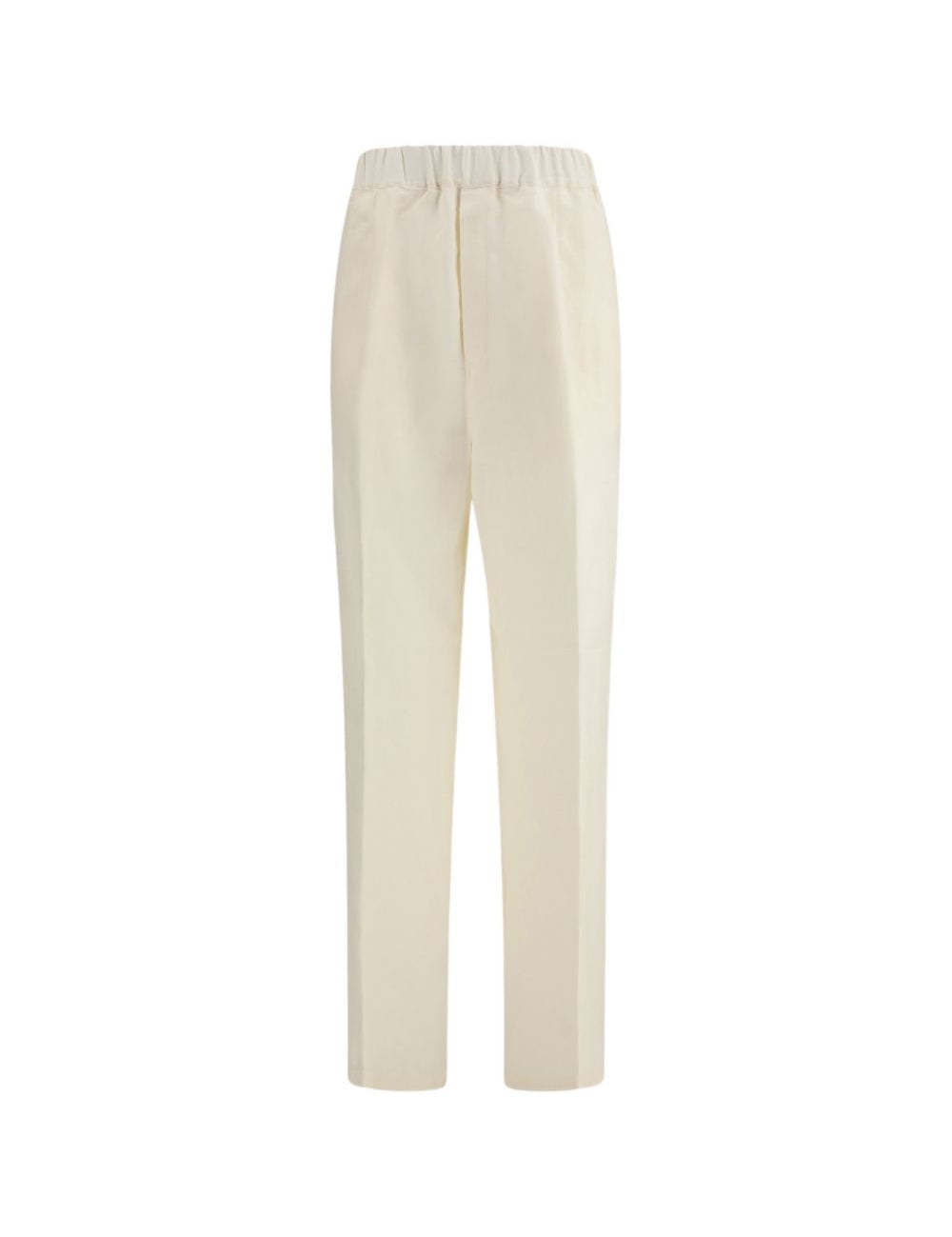 Pantaloni con vita elasticizzata in bianco Laneus - uomo 