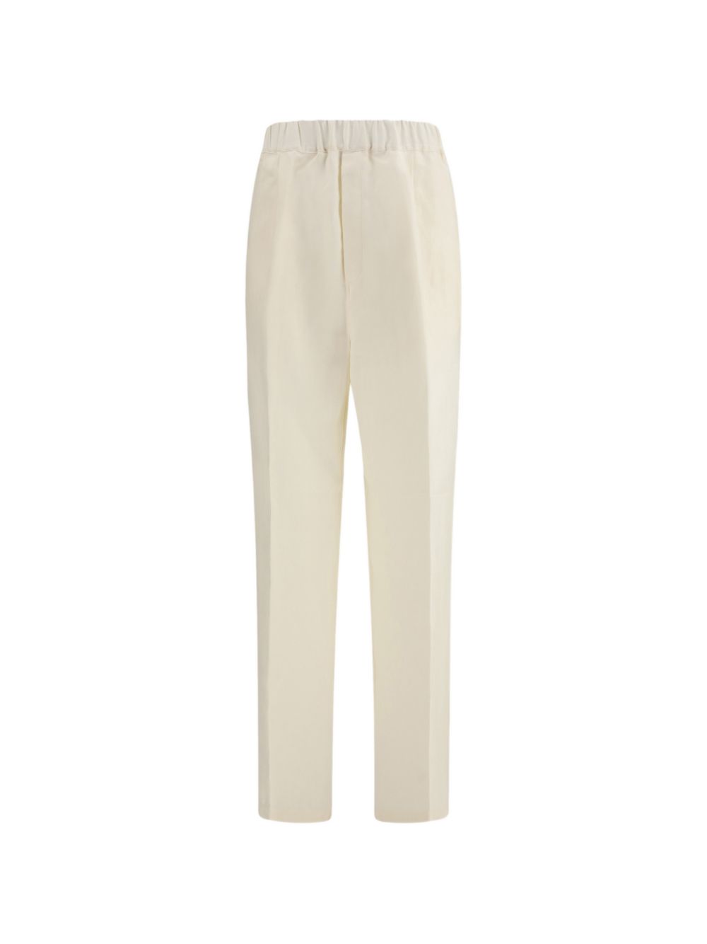 Pantaloni con vita elasticizzata in bianco Laneus - uomo 