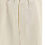 Pantaloni con vita elasticizzata in bianco Laneus - uomo 