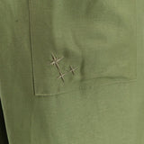 Pantaloni con vita elasticizzata in verde Laneus - uomo 