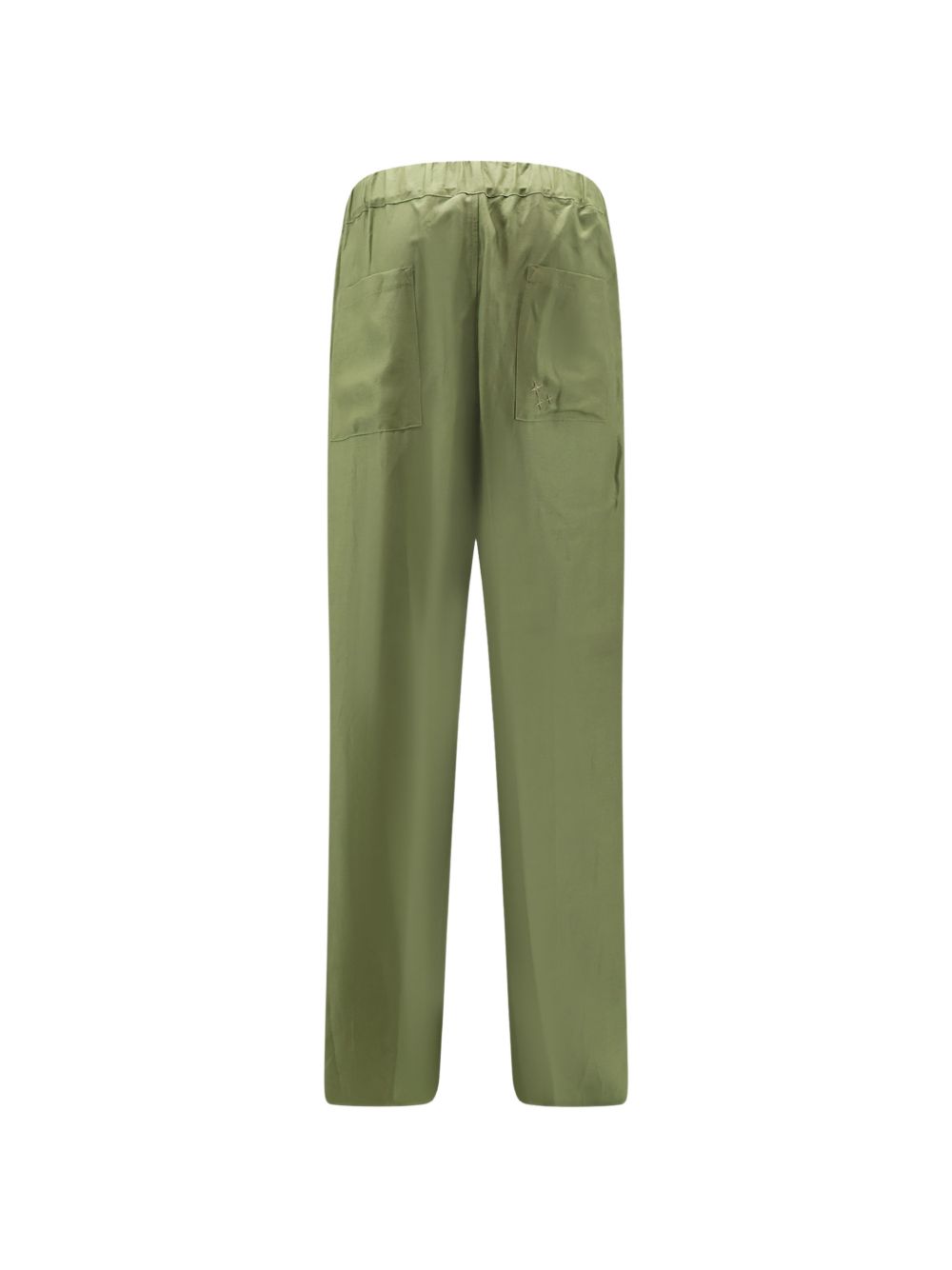 Pantaloni con vita elasticizzata in verde Laneus - uomo 