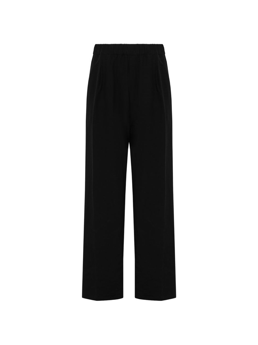 Pantaloni con vita elasticizzata in nero Laneus - uomo 