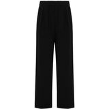 Pantaloni con vita elasticizzata in nero Laneus - uomo 