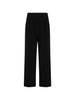 Men's Laneus black elasticated waist trousers