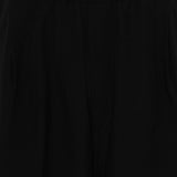 Pantaloni con vita elasticizzata in nero Laneus - uomo 