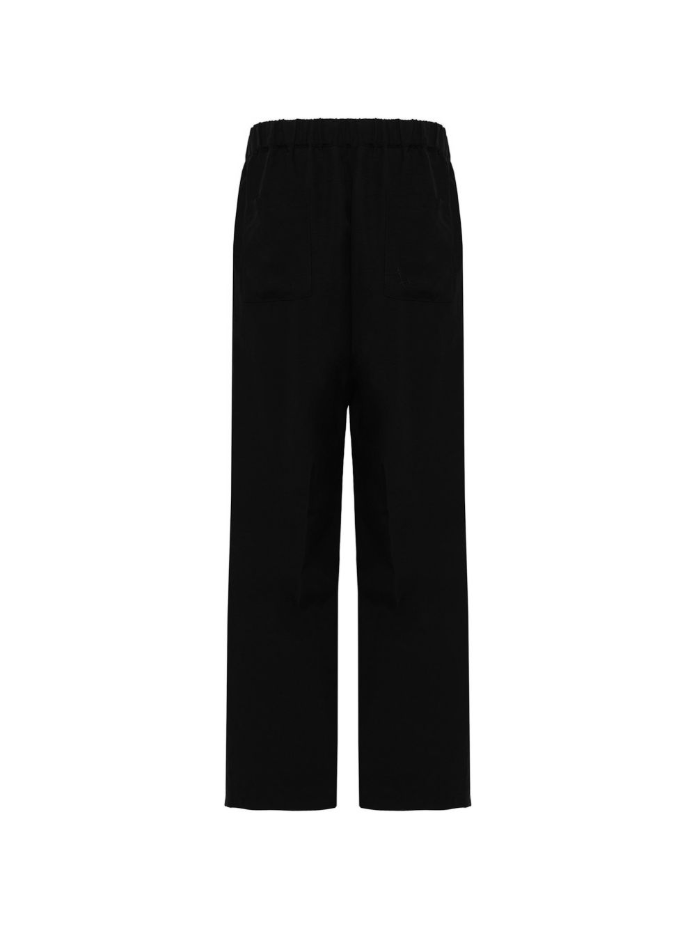 Pantaloni con vita elasticizzata in nero Laneus - uomo 