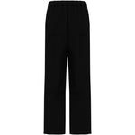 Pantaloni con vita elasticizzata in nero Laneus - uomo 