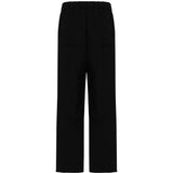 Pantaloni con vita elasticizzata in nero Laneus - uomo 