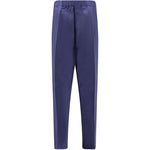 Pantaloni con vita elasticizzata in blu Laneus - uomo 