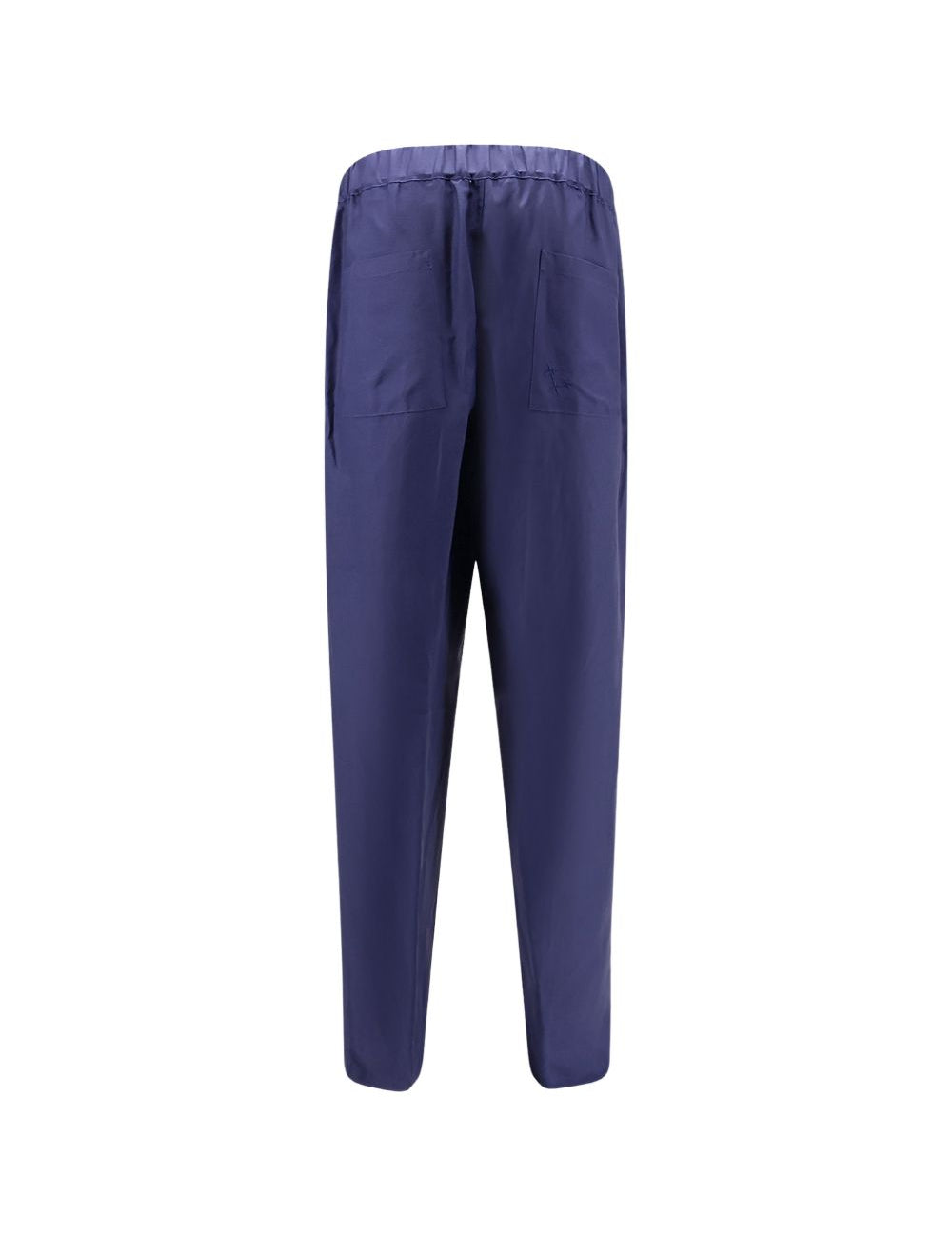 Pantaloni con vita elasticizzata in blu Laneus - uomo 
