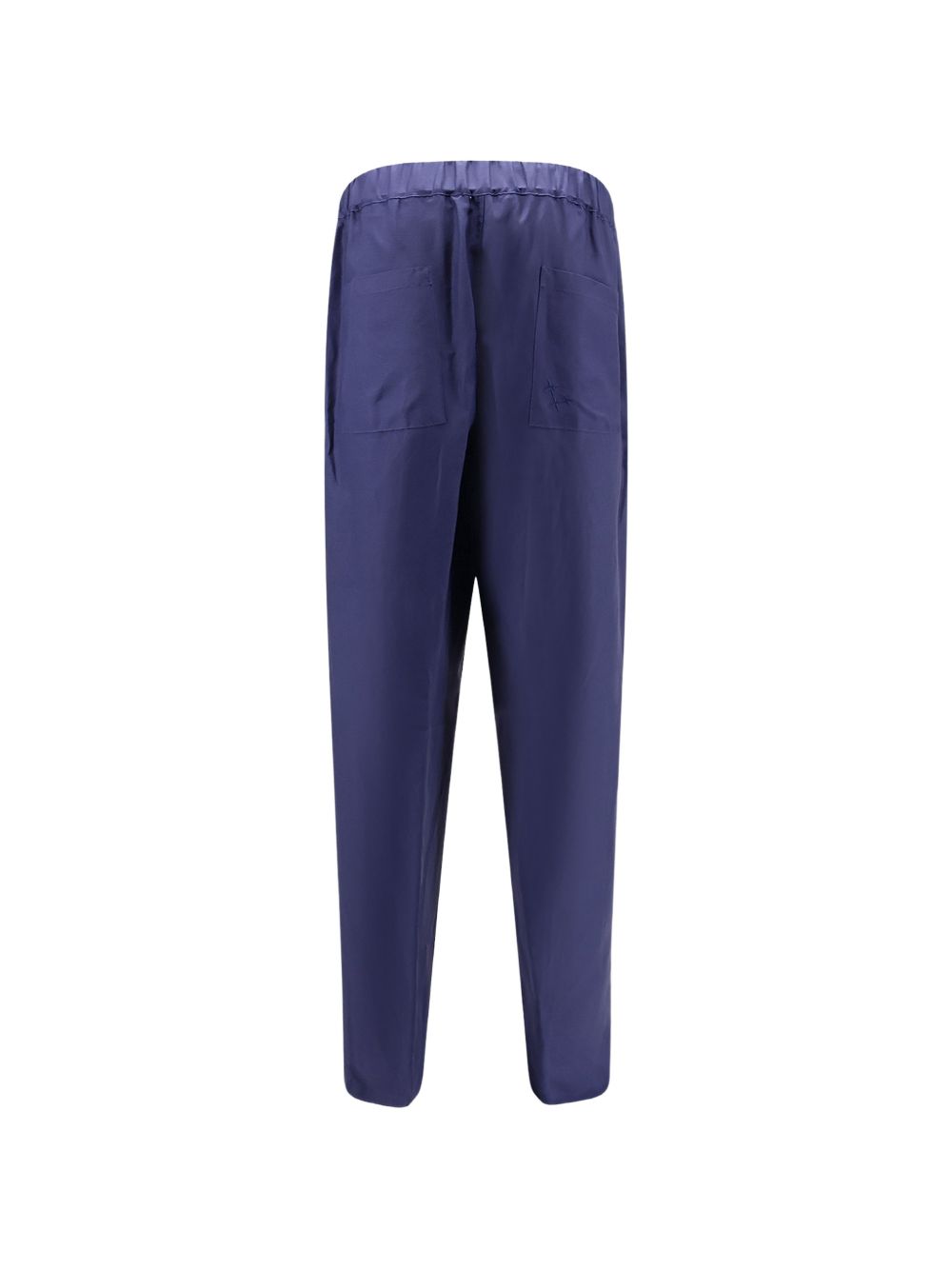 Pantaloni con vita elasticizzata in blu Laneus - uomo 