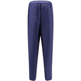 Pantaloni con vita elasticizzata in blu Laneus - uomo 